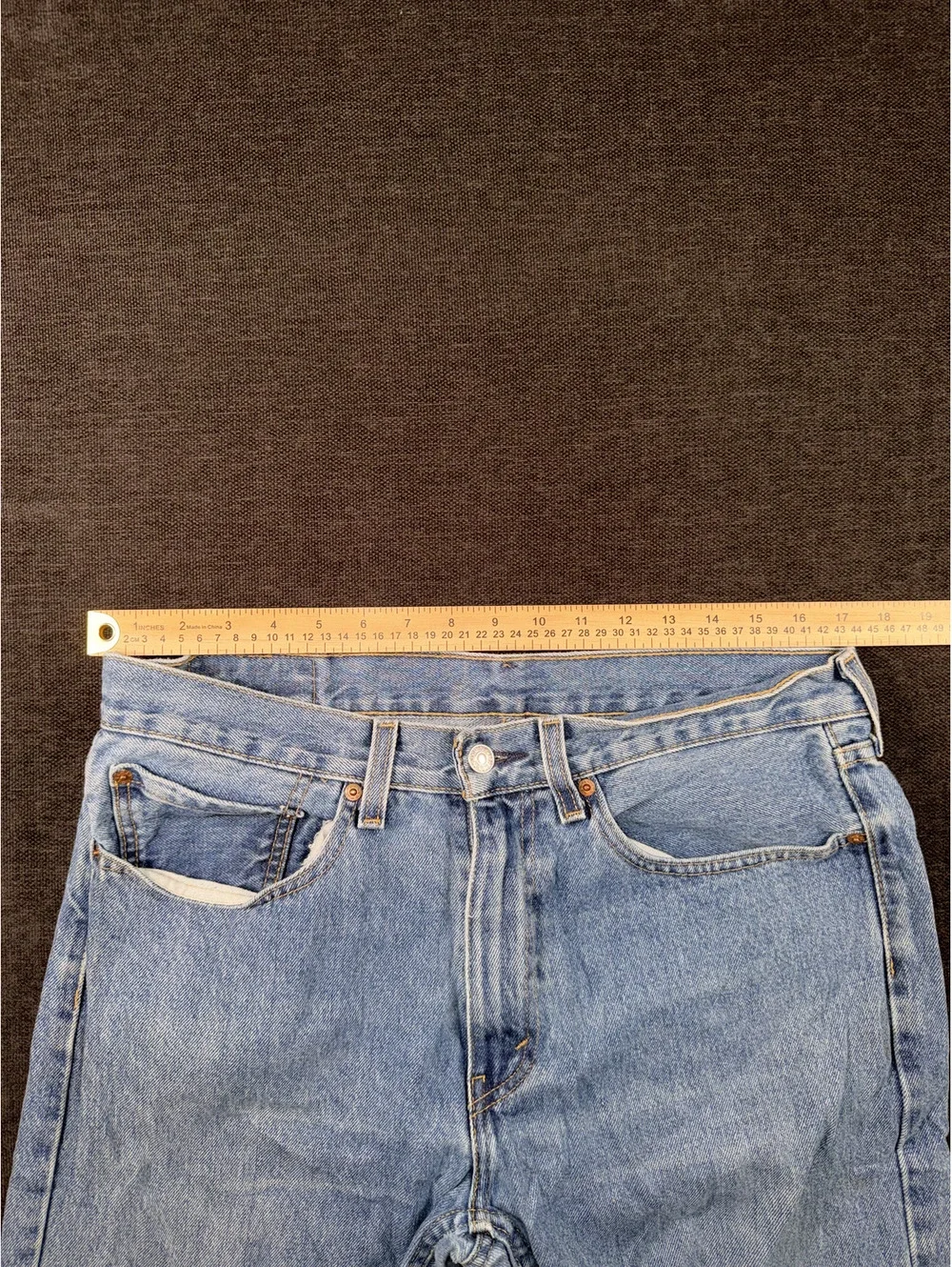 Levi's Men's Light Blue Denim Jeans W34 L32